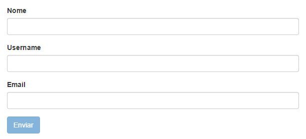Formulário simples AngularJS